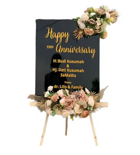 Papan Bunga Akrilik Jangkang